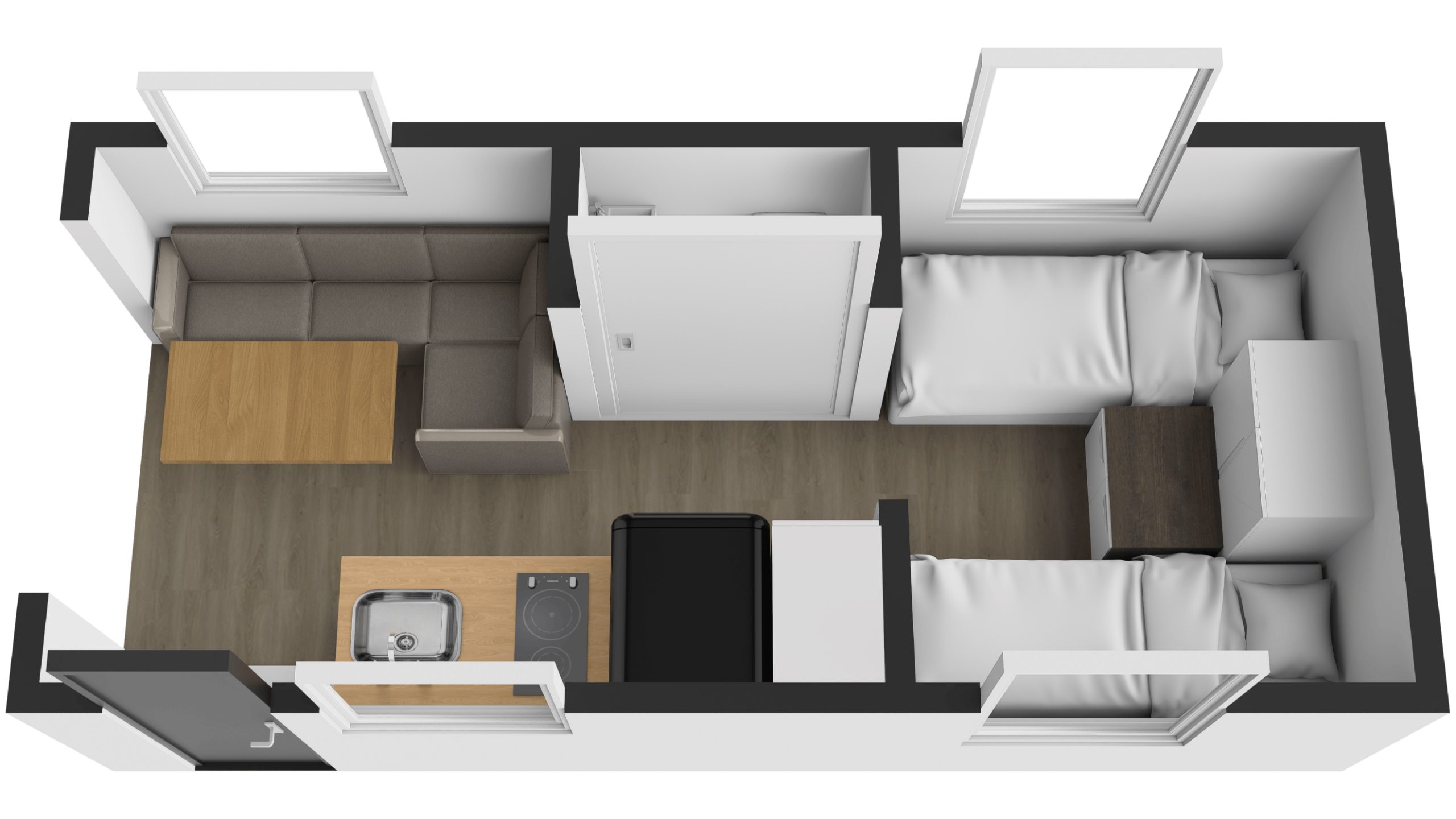 NAM8SR Caravan Floorplan