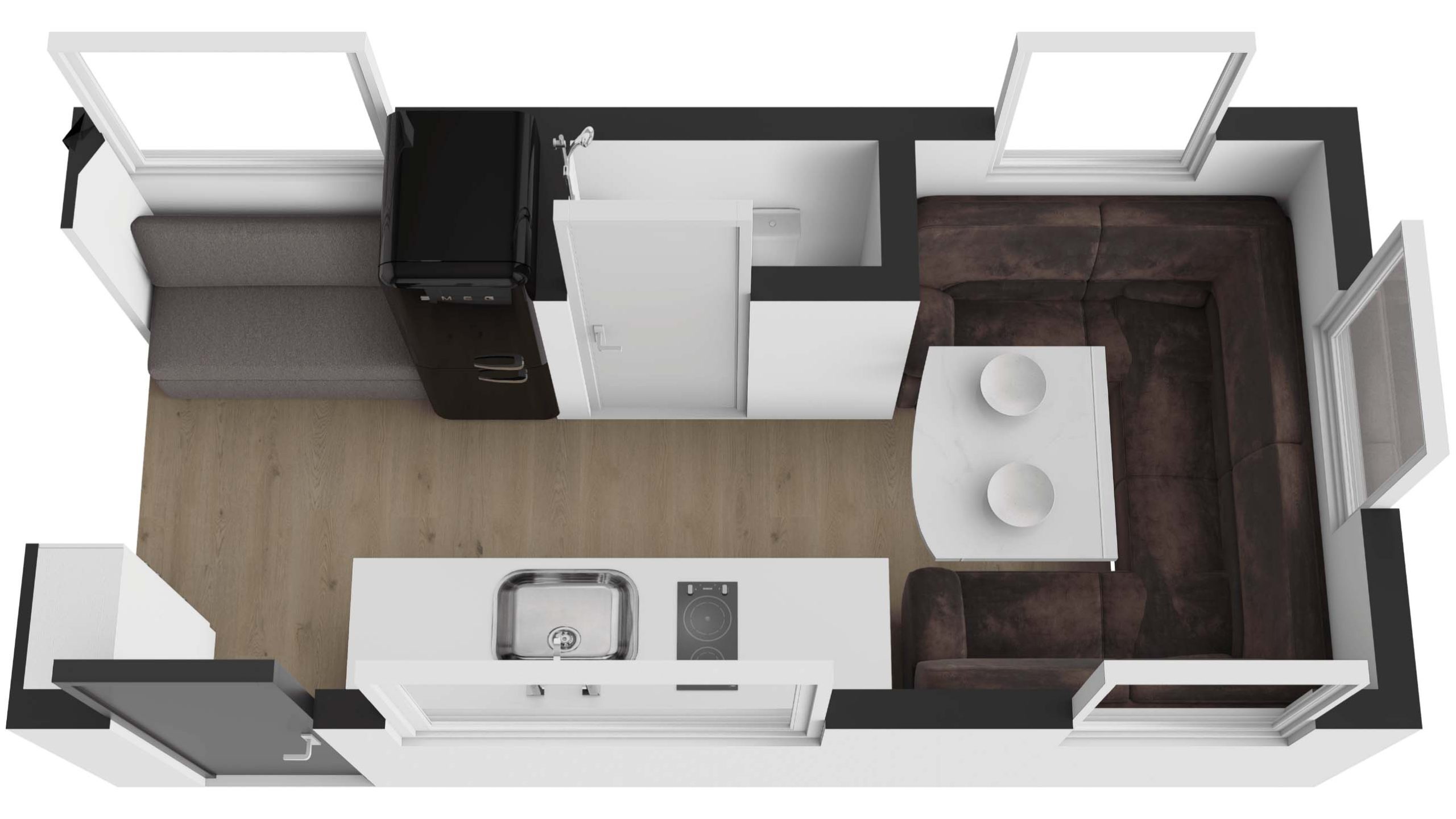 NAM8LB Caravan Floorplan