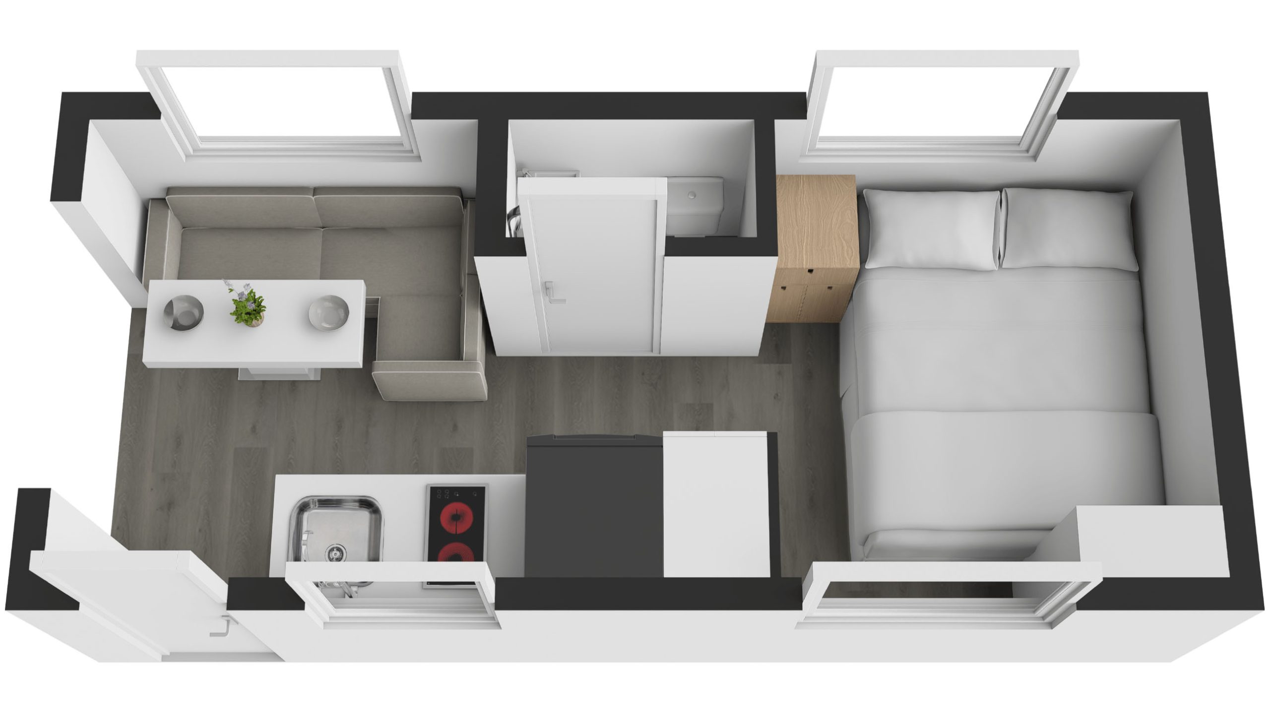 NAM8EW Caravan Floorplan